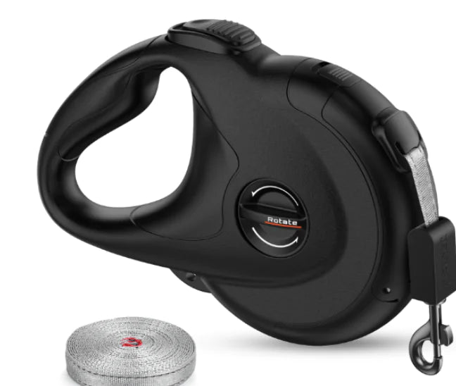 Retractable Reflective Pet Leash (One Set)