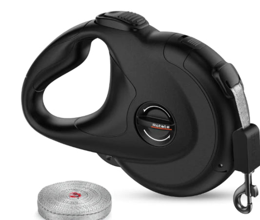 Retractable Reflective Pet Leash (One Set)