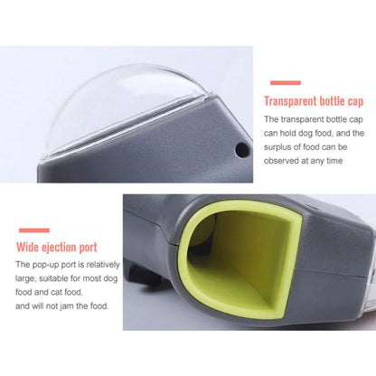 Automatic Pet Snack Launcher for Outdoor Training Toys